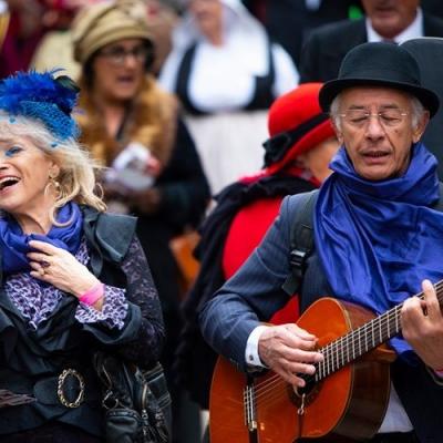 Défilé à Montmartre